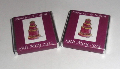 CAKE (burgundy) - mini 4.5g favour