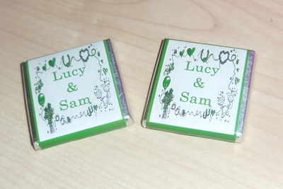 GREEN BORDER - mini 4.5g favour