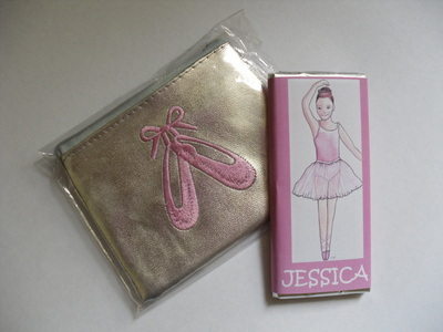 BALLET CHOC 'n' PURSE - ballet purse & 40g choc bar