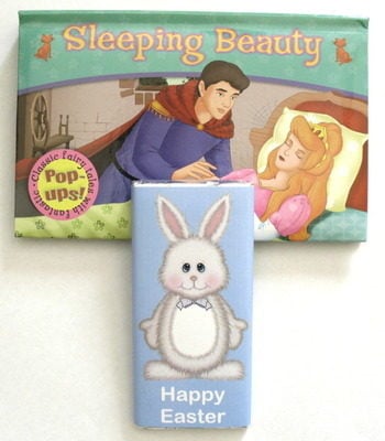 EASTER CHOC 'n' BOOK - 40g milk chocolate bar with fairy tale pop-up book