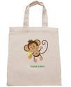 MONKEY personalised cotton party bag (no contents included)
