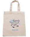 SHARK personalised cotton party bag (no contents included)