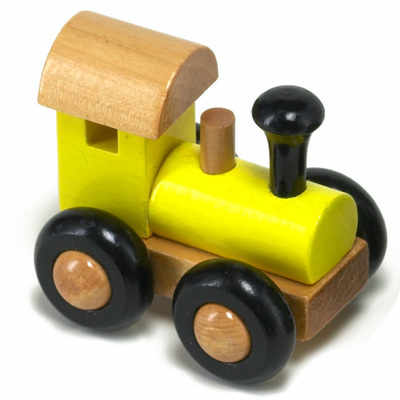 Small yellow train