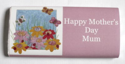 FLOWER GARDEN - large chocolate bar 40g