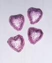 LIGHT PINK FOILED CHOCOLATE HEARTS