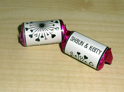 BLACK & WHITE HEART WHEEL - love hearts (2 sizes)