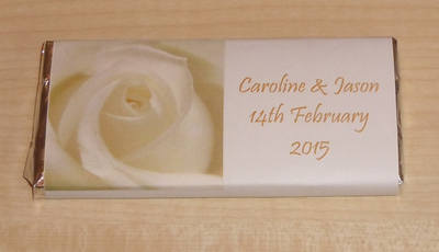 CREAM ROSE (gold wording) - large favour 40g