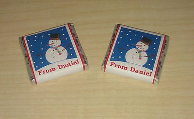 SMILEY SNOWMAN - mini 4.5g chocolate bar