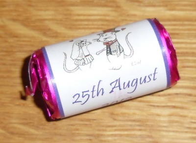 MICE COUPLE (purple) - love hearts (2 sizes)