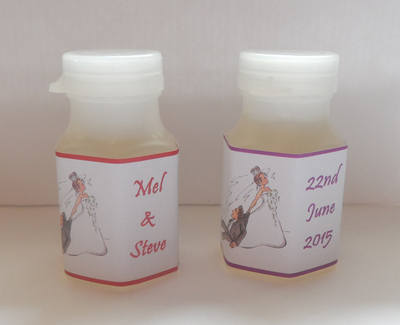 RUNAWAY GROOM - bubbles (hexagonal shaped)