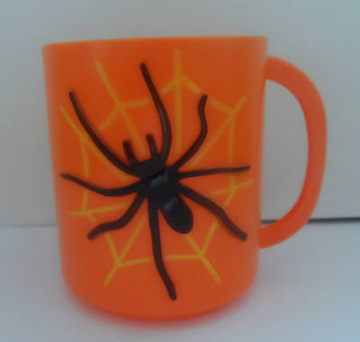 SPIDER plastic halloween mug