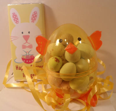 EASTER CHOC 'n' EGG (mini eggs, smarties or jellybeans)