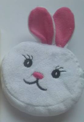 WHITE RABBIT KEYRING PURSE
