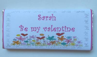 LOVE IN BLOOM - large chocolate bar 40g