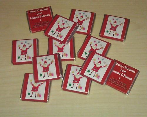 SANTA - mini 4.5g chocolate bar