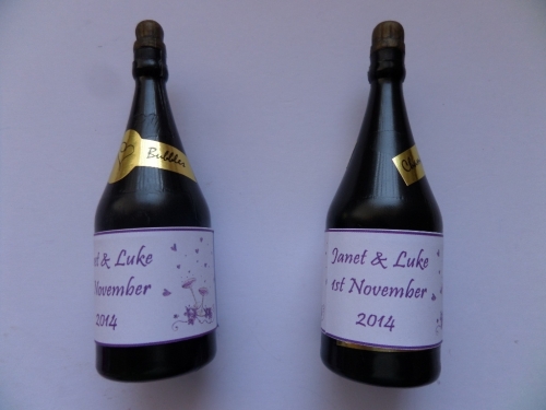 GLASSES (purple) - bubbles (bottle shaped)
