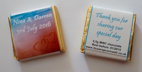 HEARTS IN THE SAND - mini 4.5g favour