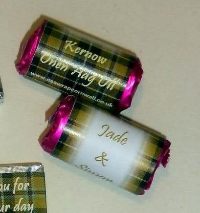 CORNISH TARTAN - love hearts (2 sizes)