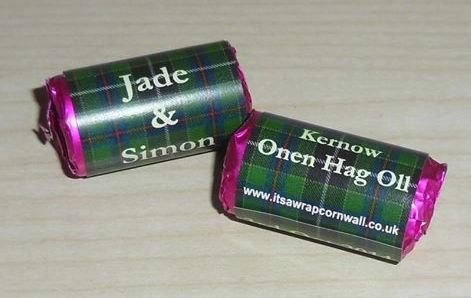 CORNISH HUNTING TARTAN - love hearts (2 sizes)