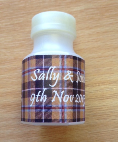 CORNISH TARTAN - bubbles (hexagonal shaped)