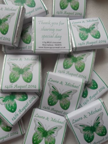 BUTTERFLY (GREEN) - mini 4.5g favour