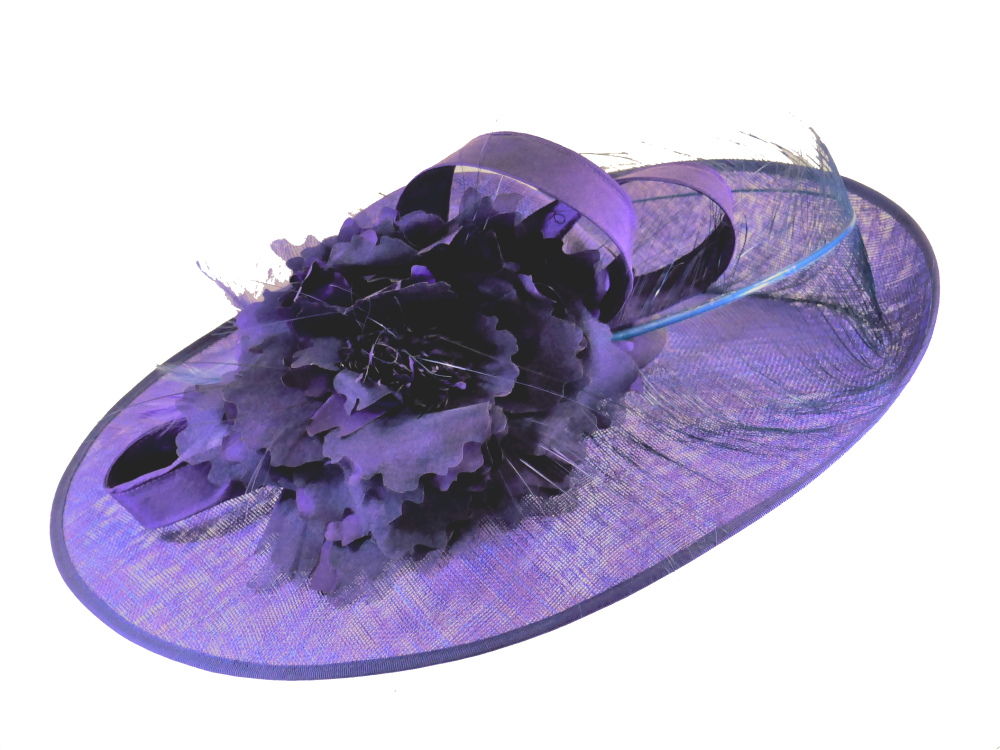Royal purple Indigo Richard Designs Handmade Hat BM213H
