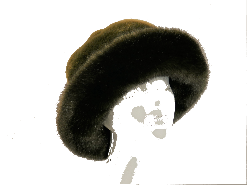 Moss Olive Green Luxury Faux Fur by Whiteley 904/041