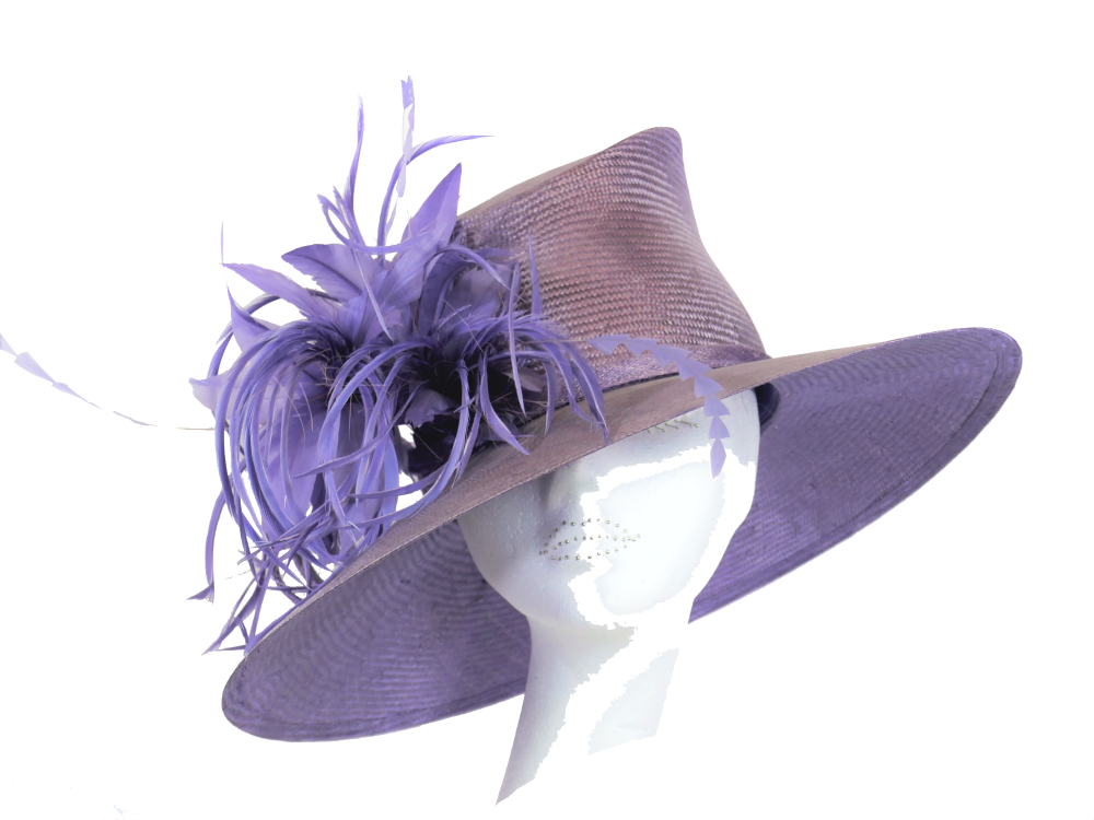 Lilac parisisal hat by Whiteley 353/315