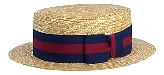 Lightweight British made Boater with Guards band