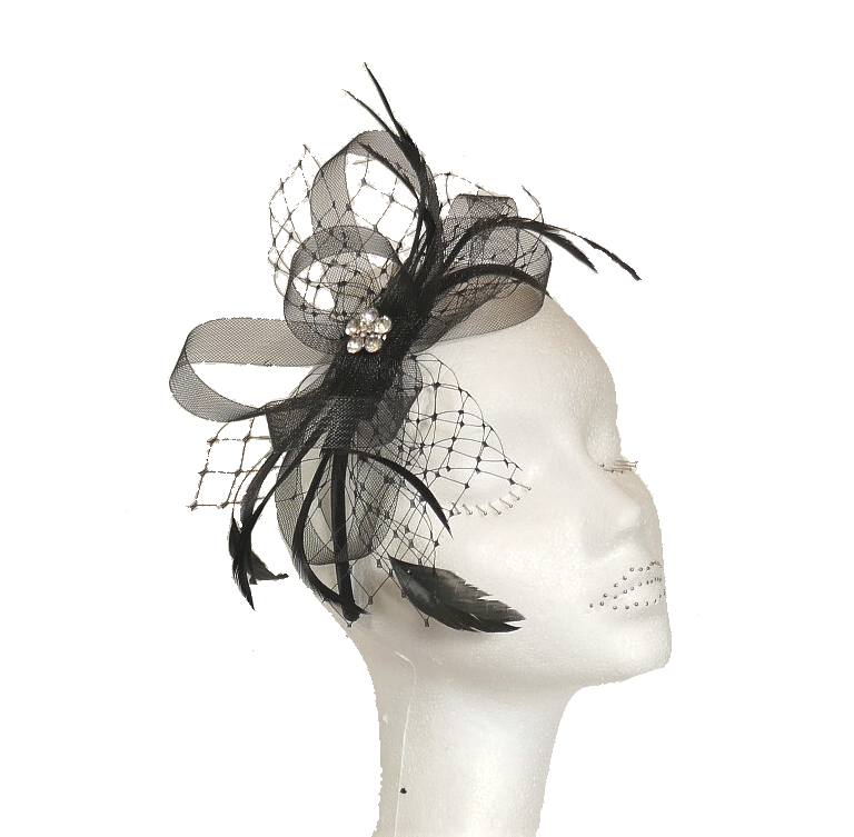 Net & Crystal headband 4 colours LB503