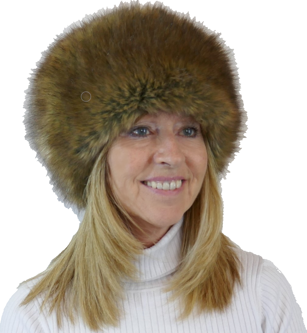 Luxury Faux fur Cossack style hat by Whiteley - PEPPER WHC-900/002