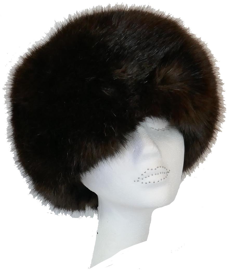Luxury Faux fur Cossack style hat by Whiteley - TRUFFLE  WHC-900/002