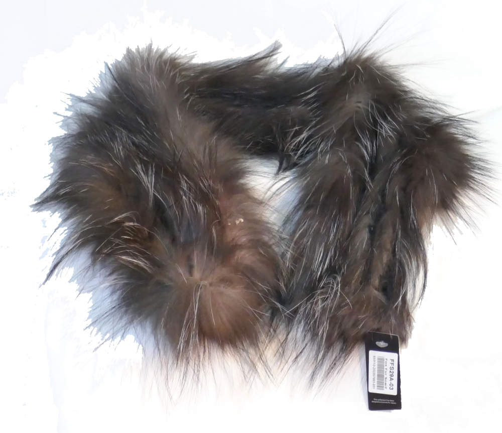 Silver Fox Fur Scarf
