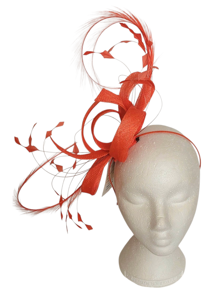 Tangerine Loop fascinator - JB20/201