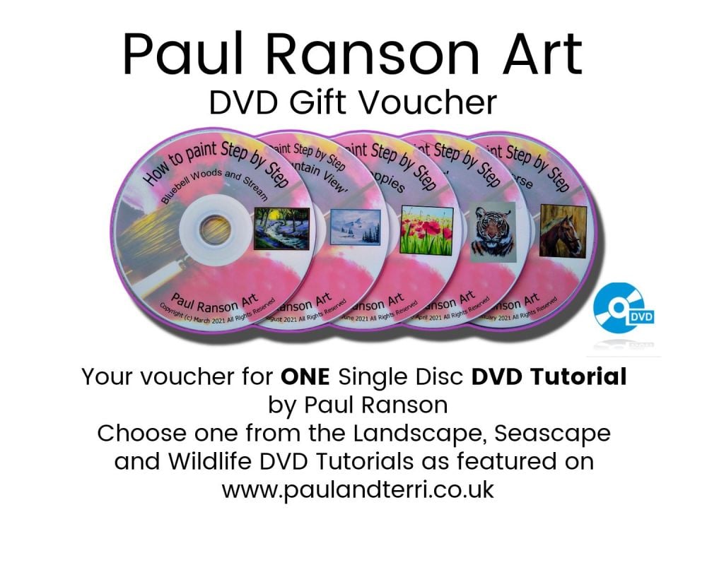 Gift Voucher for our Single Disc DVD Tutorials