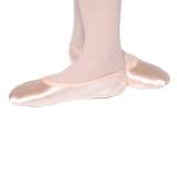 Satin ballet shoes