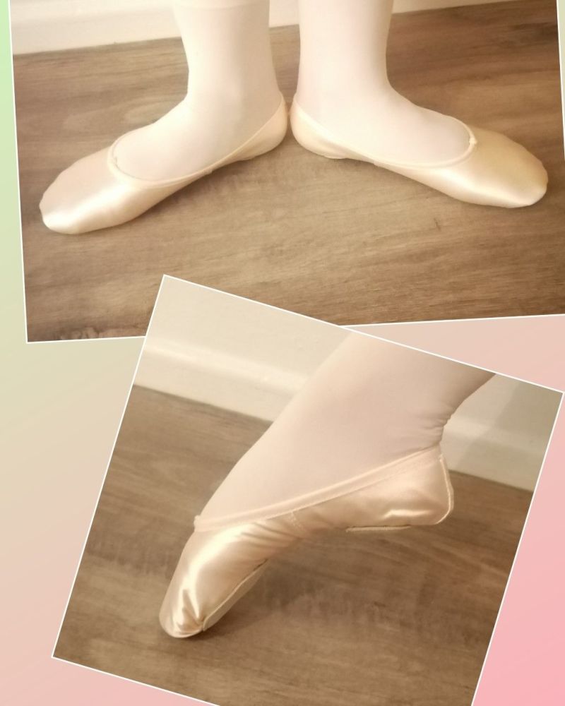 Ballet shoes - satin split sole