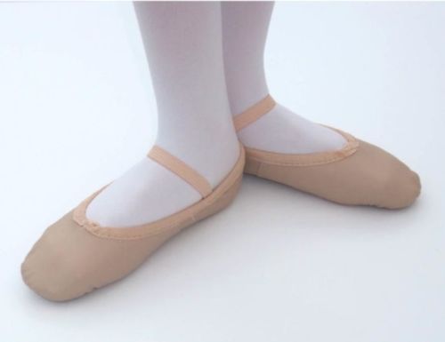 Ballet shoes - leather full sole