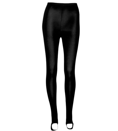 Boys black stirrup leggings