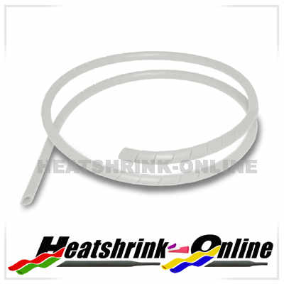 6mm White Spiral Cable Binding Wrap Per 1 Metre