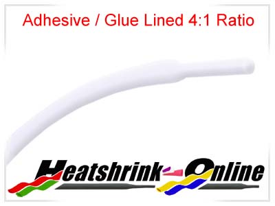 12mm Diameter Clear 4:1 Glue Lined Heat Shrink