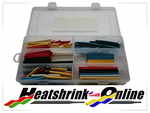 180 Piece Mixed Boxed Heatshrink Kit 2:1 Shrink Ratio
