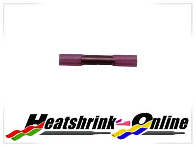 Red Heatshrinkable Butt Splice Connectors