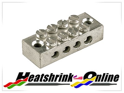 4 Way Metal Earth Terminal Block