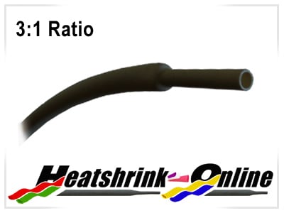 4.5mm Diameter Black Heatshrink 3:1