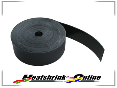50mm x 5m Roll Black Heat Shrinkable Adhesive Lined Insulation Tape