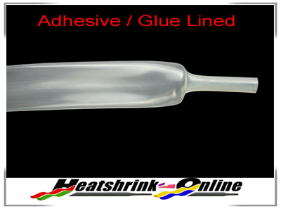 3:1 Clear Glue Lined Heat Shrink 3mm Diameter