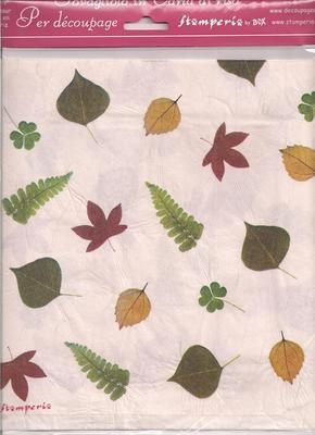 DFT018 Autumn Fall Leaves Decoupage Tissue Paper 