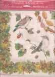 DFT08 Wild Birds Hazelnuts Decoupage Tissue Paper x 1