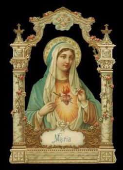 5144GT - Mary Madonna Christmas Glitter